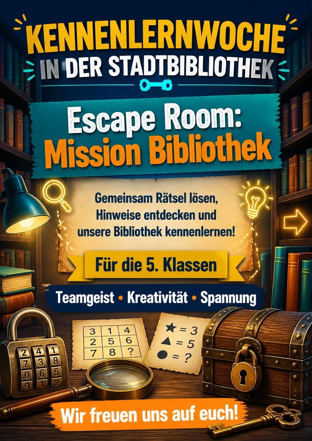 Duck-ai-image-Plakat Kennlernwoche